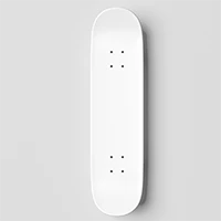 Skate Blanc Vertical Playboy Negatif Logo